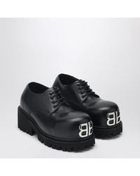 HOMME PLISSÉ - Oversized Toe Derby Dress Shoes With Metal Logo - Lyst
