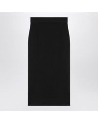 Saint Laurent - Wool Pencil Skirt - Lyst