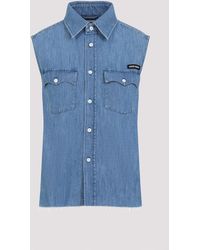 Miu Miu - Cotton Mini Shirt - Lyst