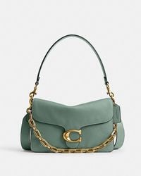 COACH - Soft Grain Leather Chain Tabby Shoulder Bag - Lyst