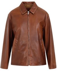 Prada - Luxurious Vintage Leather Jacket - Lyst