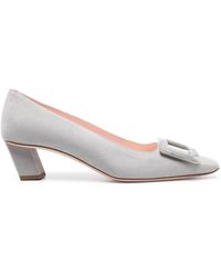 Roger Vivier - Belle Vivier Leather Pumps - Lyst
