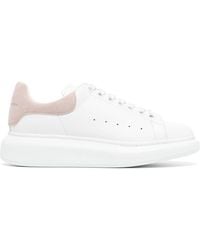 McQueen - Oversized Leather Sneaker With Removable Insole - Lyst