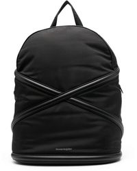 McQueen - Logo-print Shell Backpack - Lyst