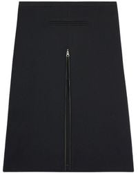 Courreges - Chic Midi Skirt With Zip Detail For - Lyst