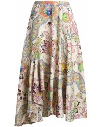 Etro - Midi Skirt - Lyst