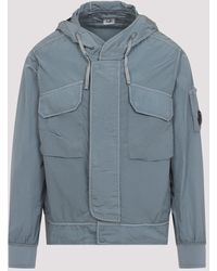 C.P. Company - Stormy Weather Chrome-R Lens Hooded Jacket - Lyst