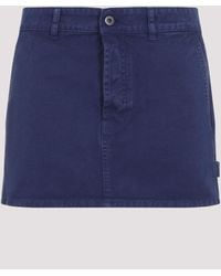 Miu Miu - Chic Cotton Mini Skirt For Ss25 - Lyst