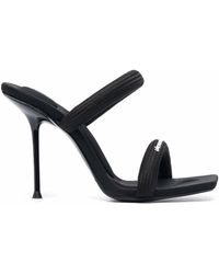 Alexander Wang - Julie Tubular Logo Sandals - Lyst