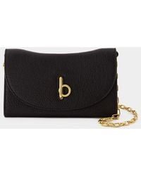 Burberry - Rocking Horse Motif Leather Wallet Chain - Lyst