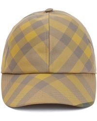 Burberry - Classic Check-Pattern Baseball Cap - Lyst