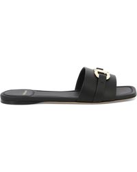 Ferragamo - Gancini Hook Slip-On Sandals For - Lyst