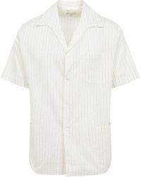 Maison Margiela - Relaxed-Fit Shirt With Subtle Vertical Stripes - Lyst