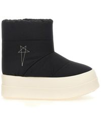 Rick Owens - Quilted Padded Boots - Lyst
