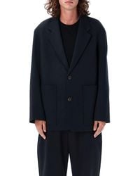 Studio Nicholson - Relaxed Fit Blazer With Structured Silhouette - Lyst