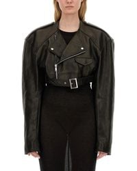 Rick Owens - Micro Biker Nappa Jacket In - Lyst