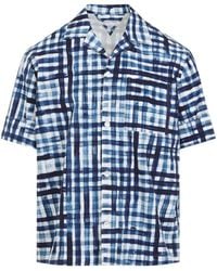 Bottega Veneta - Checkered Pattern Shirt, - Lyst