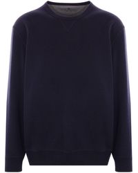 Brunello Cucinelli - Crew-Neck Jersey Sweatshirt - Lyst