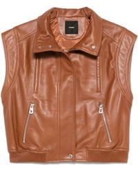 Pinko - Chic Leather Jacket For - Lyst
