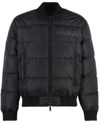 DSquared² - Nylon Puffer Bomber Jacket - Lyst