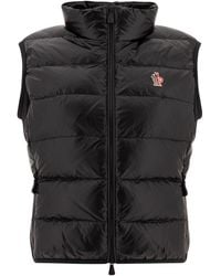 Moncler - Padded Zip-Up T-Shirt Gilet For - Lyst