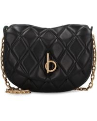 Burberry - Mini Quilted Leather Handbag With Chain Strap - Lyst