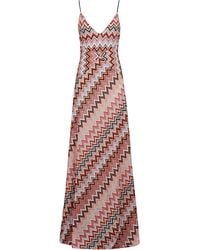 Missoni - Multicolour Vibrant Zigzag Maxi Dress - Lyst