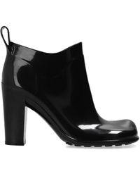 Bottega Veneta - Shine Square Toe Ankle Boots With 9 Cm Heel - Lyst
