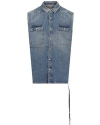 Rick Owens - Sleeveless Tommy Jumbo Vest - Lyst