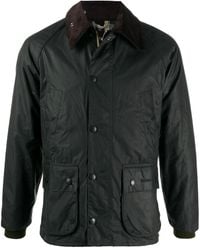 Barbour - Cotton Bedale Jacket With Corduroy Collar - Lyst