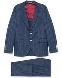 Brunello Cucinelli - Wool Single-Breasted Suit - Lyst