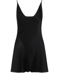 Maison Margiela - Elegant V-Neck Jumpsuit With Signature Stitching - Lyst