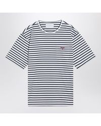 Prada - Striped T-Shirt - Lyst