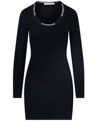 Alexander Wang - Knit Mini-Dress - Lyst