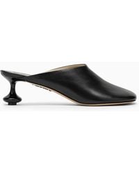 Loewe - Toy Sculpted-heel Leather Heeled Mules - Lyst