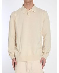 Maison Margiela - Polo Shirt With Elbow Patches - Lyst