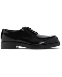 Prada - Laced Leather Shoes For The Modern - Lyst