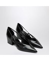 Prada - 55Mm Debossed-Logo Pumps - Lyst