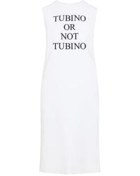 Moschino - Stretch Viscose Midi Dress - Lyst