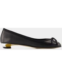 McQueen - Leather Ballet Flats - Lyst