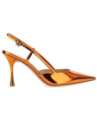 Gianvito Rossi - Slingback Pumps With 8.5 Cm Heel - Lyst