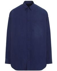 Balenciaga - Ls Cocoon Shirt - Lyst