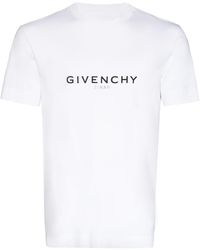 Givenchy - Reversible Logo-print Cotton-jersey T-shirt - Lyst