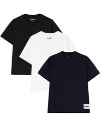 Jil Sander - Logo Patch T-Shirt Set (Pack Of Three) - Lyst