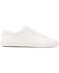 Saint Laurent - Andy Leather Low-top Leather Sneakers - Lyst