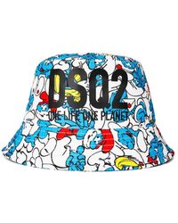 DSquared² - Smurfs Logo Bucket Hat - Lyst