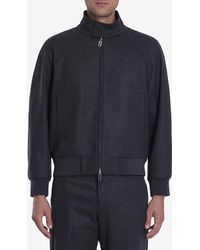 Fendi - Cashmere Bomber Jacket - Lyst