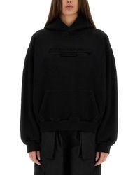 Alexander Wang - Sweatshirt With Embossed Logo - Lyst