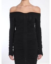 Alexander Wang - Ruche Detail Short-Sleeve Pullover - Lyst