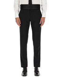 Dolce & Gabbana - Tailored Pants With Elastic Waistband - Lyst